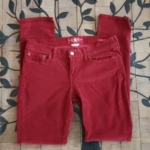 Lukcy Brand Zoe Skinny Corduroy Pants 8/29 Regular